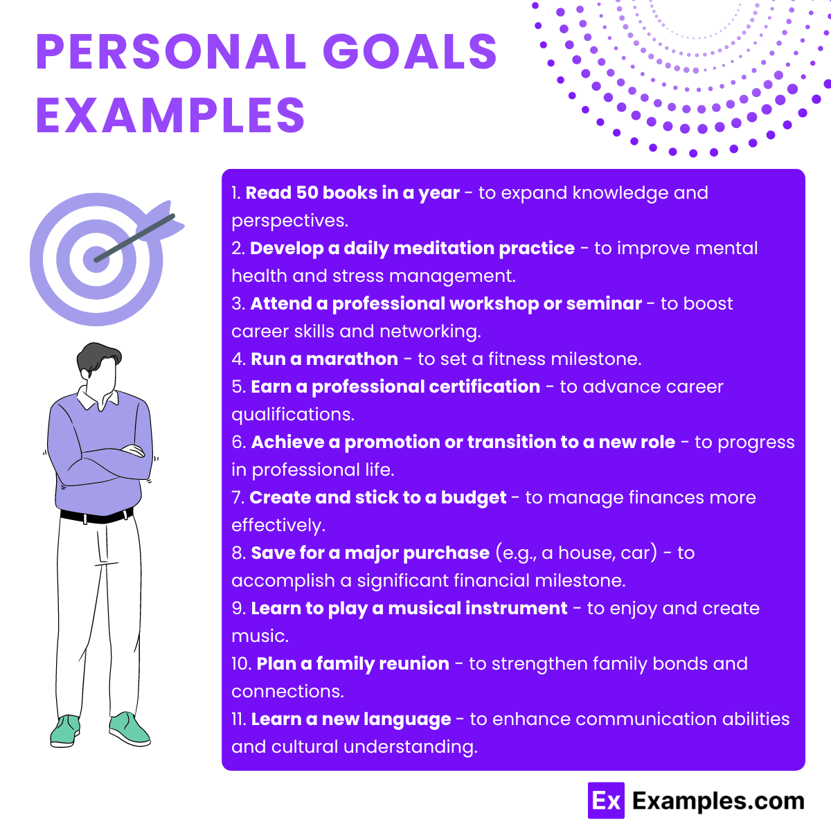 Personal Work Goals Examples Personal Work Goals Examples